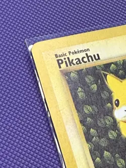 Pokemon Vintage Ivy Pikachu #1 WotC Black Star League Promo 1999 VLP (PC) - Image 2