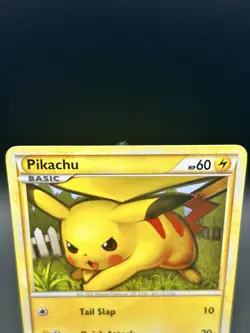 Pokemon TCG Pikachu Common HGSS Trainer Kit 2/30 Basic 60 HP Tail Slap Quick At… - Image 2