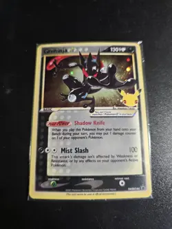 SEALED Pokemon Greninja Gold Star Holo Promo Black Star SWSH144 Celebrations #2 - Image 1