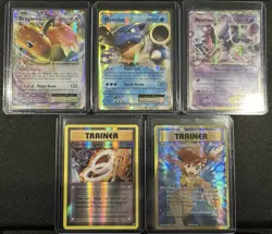 Pokemon 2016 Lot Blastoise Mewtwo Dragonite Rare Trainers - Image 1