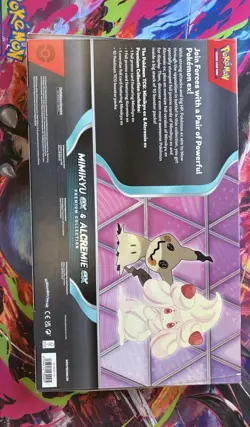 Pokemon Mimikyu ex & Alcremie ex Premium Collection Box Foil Promo + Booster - Image 2