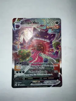 Pokemon TCG Gengar VMAX Alternate Art Single Strike Near Mint Condition 271/264 - Image 1