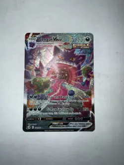 Pokemon TCG Gengar VMAX Alternate Art Single Strike Near Mint Condition 271/264 - Image 2