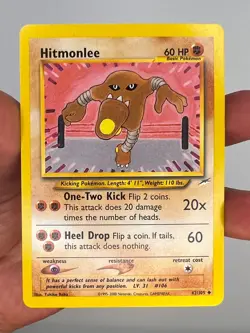 Pokemon TCG - Hitmonlee 42/105 - Neo Destiny - NM - Image 1