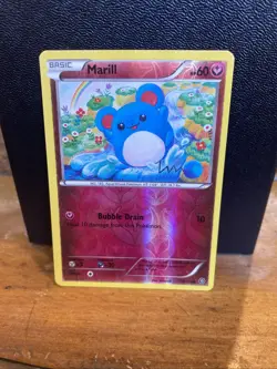 Pokemon Marill Reverse Holo Fairy Type 76/114 Steam Siege 2016 NM - Image 1