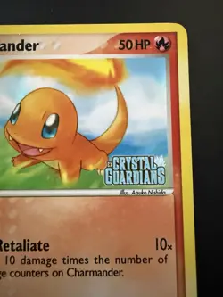 Pokemon TCG Crystal Guardians Charmander 48/100 Stamped Reverse Holo Near Mint - Image 3