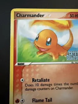 Pokemon TCG Crystal Guardians Charmander 48/100 Stamped Reverse Holo Near Mint - Image 4