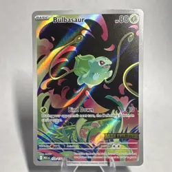 Pokemon Bulbasaur 133/132 Me01: Mega Evolution Illustration Rare Holo Mashu 80HP - Image 1