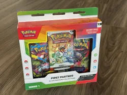 Pokemon TCG First Partner Illustration Collection Series 1 New Free Shipping! - Image 1