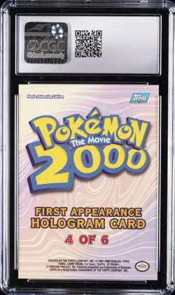 2000 POKEMON TOPPS POKEMON THE MOVIE: 2000 #4 ELEKID CGC 7.5 - Image 2