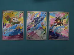 Pokemon First Partner Promos 30th Anniversary - Litten, Rowlet & Popplio - Image 1