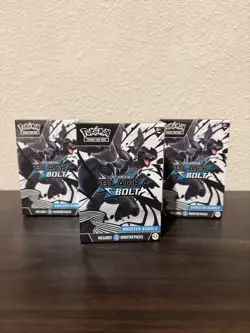 Lot of (3) Pokemon TCG Black Bolt Booster Bundle Factory Sealed - Image 1