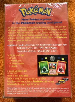 1999 Pokemon Brushfire Base Set Theme Deck, Holo Ninetales, New, Factory Sealed - Image 2