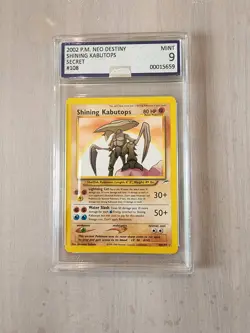Pokemon AGS 9 Shining Kabutops 108/105 Holo Rare Neo Destiny 2002 - Image 1
