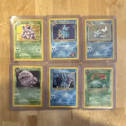 Pokemon Wotc Holo Rare Heavy Play/ Damaged Lot, Includes Shadowless Venasaur - Image 1