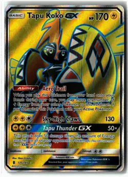Tapu Koko GX ⭐ 135/145 Holo Rare Ultra Guardians Rising 2017 Pokemon NM - Image 1