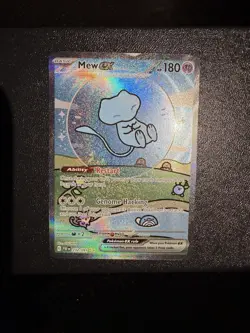 Pokemon Mew EX 232/091 SV: Paldean Fates Special Illustration Rare Holo 180 HP - Image 1