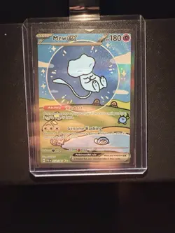 Pokemon Mew EX 232/091 SV: Paldean Fates Special Illustration Rare Holo 180 HP - Image 5