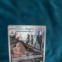 Pokemon TCG Team Rocket's Dugtrio 239/217 Full Art Secret Pack to Sleeve! - Image 4