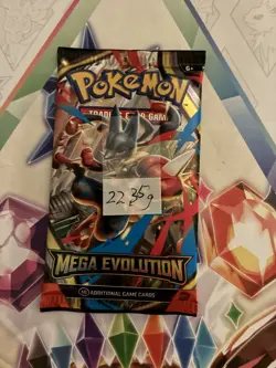 (HEAVY) 22.35g Pokemon TCG Mega Evolution Booster Pack (SEALED)✅ - Image 1