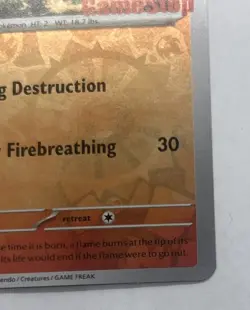 2023 Pokemon Charmander #004/165 GameStop Exclusive Scarlet & Violet: 151 LP - Image 3
