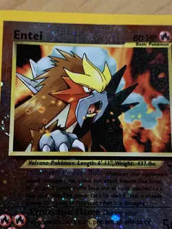 Pokemon- Entei #34 | Black Star Promo Holo - LP - Image 3