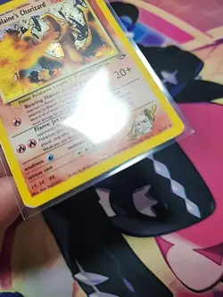 Pokemon TCG Blaine's Charizard Gym Challenge Holo Unlimited Rare English DMG - Image 5