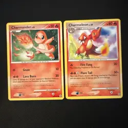 Charmander 82/132 Charmeleon 46/132 Secret Wonders Regular Pokemon S526 - Image 1