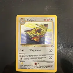 Pokemon TCG Pidgeot Jungle 8/64 Holo Unlimited Holo Rare - Image 1