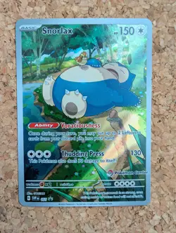Pokemon TCG Snorlax SVP 051 Pokemon Center Stamped 151 ETB Promo - Image 1