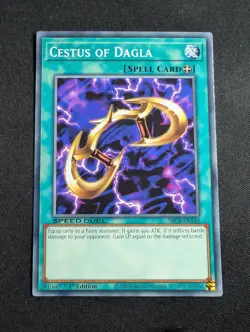 Yugioh - Cestus of Dagla SBCB-EN140 1st Edition Common NM - Image 1