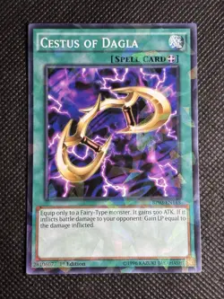 YuGiOh! - Cestus of Dagla BP03-EN148 Shatterfoil Rare 1st Edition Near Mint - Image 1