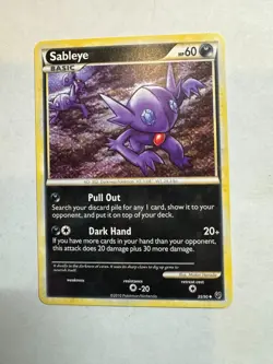 Sableye 35/90 Pokemon Card Pre-owned non holo - Image 1