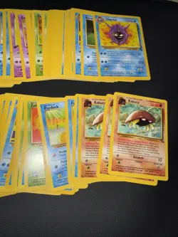 Vintage 1999 Pokemon 72 Card Lot Fossil Kabuto Psyduck Slowpoke - Image 3