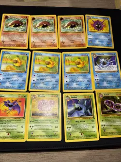 Vintage 1999 Pokemon 72 Card Lot Fossil Kabuto Psyduck Slowpoke - Image 4