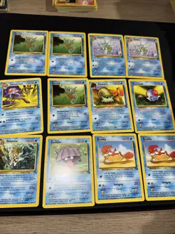 Vintage 1999 Pokemon 72 Card Lot Fossil Kabuto Psyduck Slowpoke - Image 5