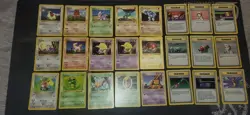 Lot Base Set /Shadowless Pokemon Cards HP (24 cards) - Image 1