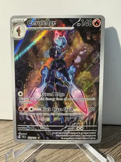 Pokemon TCG Ceruledge Illustration Rare Holo Card Sv08: Surging Sparks 197/191 - Image 1