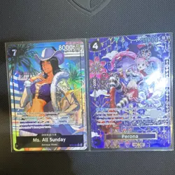 One Piece, OP14, 2 cards, Ms. All Sunday Alt, Perona SP - Image 1