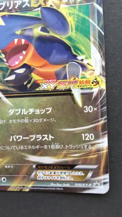 Garchomp EX Pokemon Card Japanese Game Nintendo Rare 010/0XY-P Promo F/S Played - Image 4