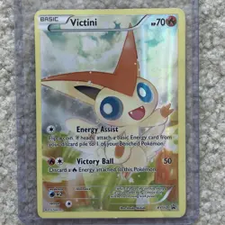 Pokemon Victini XY117 Promo Basic Fire Type XY Holo Card 2016 - Image 1