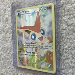 Pokemon Victini XY117 Promo Basic Fire Type XY Holo Card 2016 - Image 2