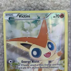 Pokemon Victini XY117 Promo Basic Fire Type XY Holo Card 2016 - Image 3