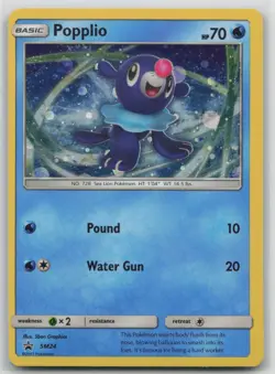 Pokemon Card Popplio Promo SM Promos SM24 - Image 1