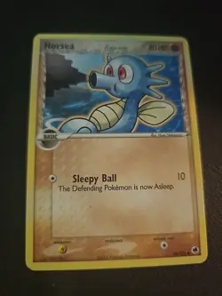 Horsea Delta Species 50/101 EX Dragon Frontiers Pokemon Card Common - Image 1