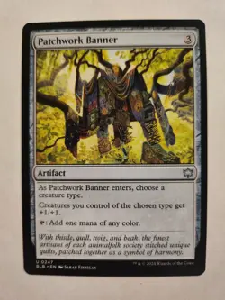 MTG Patchwork Banner Bloomburrow 0247 Regular Uncommon Non Foil Card - Image 1
