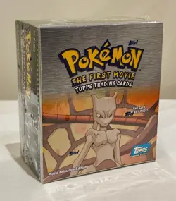 POKEMON - The First Movie Topps Trading Cards BLUE Logo SEALED BOX 36 Packs - Image 1