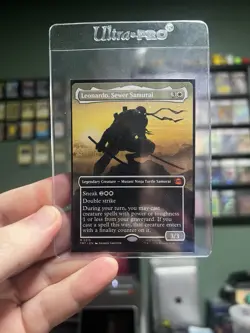 Leonardo, Sewer Samurai 215 (Borderless) Teenage Mutant Ninja Turtles M Foil - Image 1