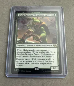 Michelangelo, Weirdness to 11 - MTG TMNT Regular R TMT 0121 NM - Image 3