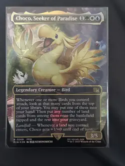 Choco, Seeker of Paradise (Borderless) (Chocobo Track Foil) Final Fantasy Foil - Image 1